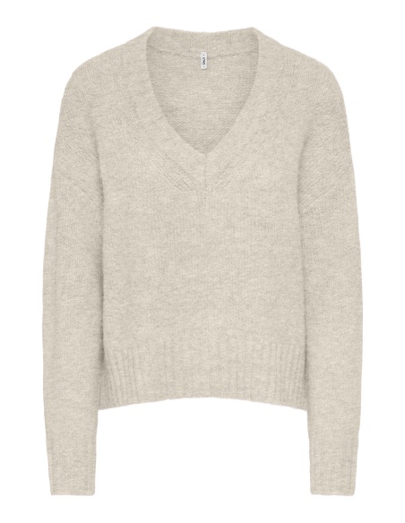 Pull Maille Coffee Birch ONLFIONA ONLY - 1 | TOPS